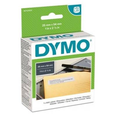 DYMO etikety v roli 11352 S0722520 54 x 25 mm papier biela 500 ks trvalé univerzálne etikety; S0722520