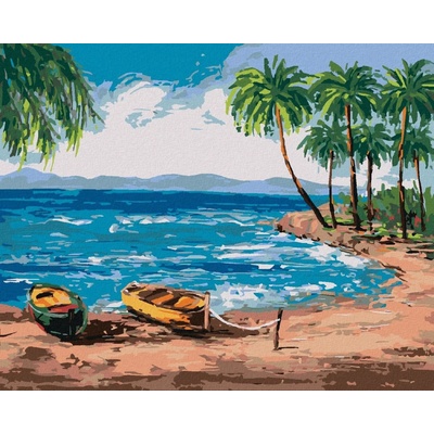 zuty Tropický ráj 80 x 100 cm vypnuté plátno na rám 8596530055235