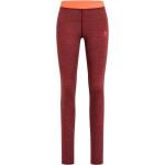 Odlo Дамско мериносово термобельо Odlo Women's Natural Performance Wool 130 Base Layer Tights Merino base layer - Spiced Apple Melange / Live Wire (115-2470-0112)