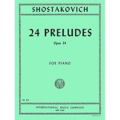 24 Preludes op 34 pre klavír