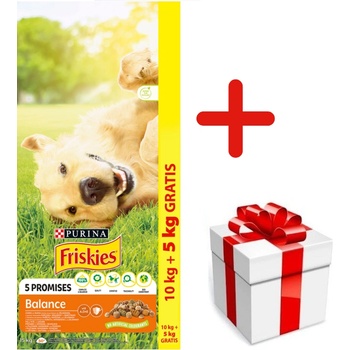 Friskies PURINA Friskies Balance 15кг + БЕЗПЛАТНА изненада за вашето куче