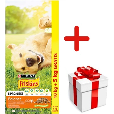 Friskies PURINA Friskies Balance 15кг + БЕЗПЛАТНА изненада за вашето куче
