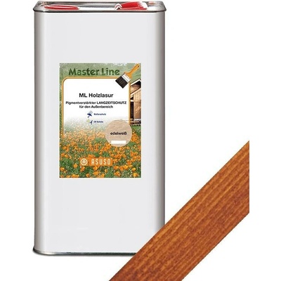 Lazura rozpouštědlová olejová pigment. ASUSO ML Holzlasur teak 5 l