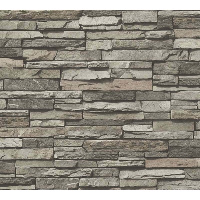 A.S. Création 958331 Vliesová tapeta na zeď Best of Wood´n Stone, rozmery 0,53 x 10,05 m