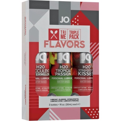 System JO H2O Tri Me Flavors Triple Pack 3 x 30 ml