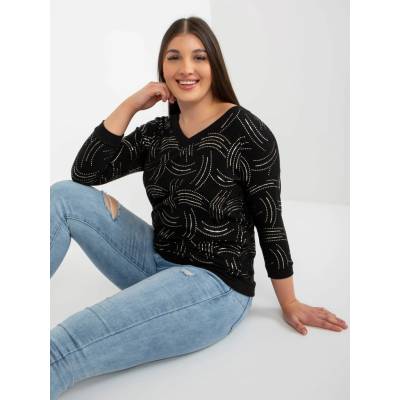 Blouse-RV-BZ-8514.04P black čierna