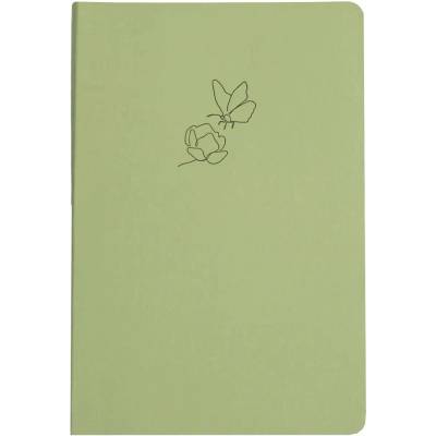 Notes A6 80gr linajk. zelený Včela