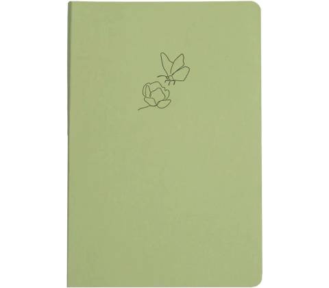 Notes A6 80gr linajk. zelený Včela