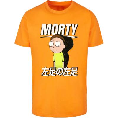 MERCHCODE Тениска Rick and Morty Sad Morty Tee paradise orange XXLUB-MC931-02530 - , размер L