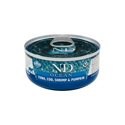 N&D Cat Ocean Adult Tuniak Treska Krevety Tekvica 70 g