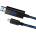 Blue Bridge Светещ USB кабел за iPhone, iPad и iPod с Lightning - Blue Bridge Luminous Lightning to USB Cable (черен)