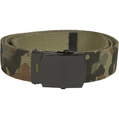 Opasok Mil-tec US s čiernou sponou flecktarn