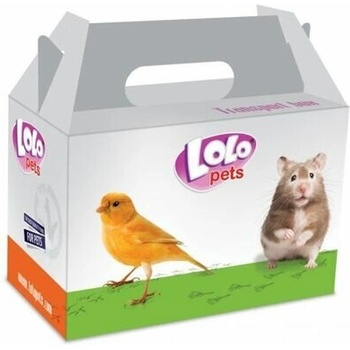 LOLOPets kartonová krabička na transport 14 x 9 x 8 cm