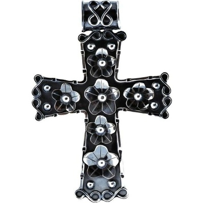 Vorlové Šperky Stříbrný přívěsek kříž PR666