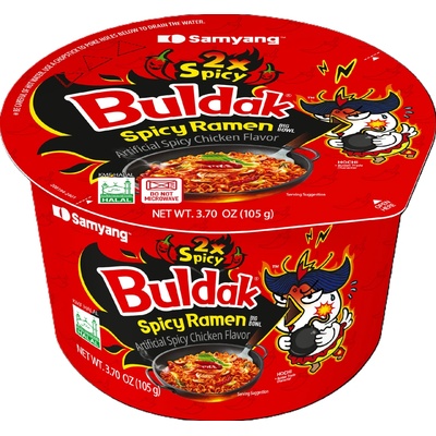 Samyang Buldak 2x pálivý kuřecí Ramen Big Bowl 105 g