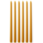 Audo Свещи Spire Smooth охра 6 бр (71185-000772)