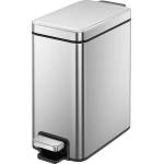 EKO-Europe Кош за отпадъци EKO GЕNIE SLIM с педал (5 л) - инокс мат (EKO 911705 Matt s/s)