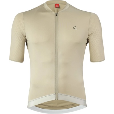 Löffler Мъжка фланелка с къс ръкав за колоездене Löffler Bike Jersey Full-Zip Skys Hotbond RF Cycling jersey - Sahara - размер 56 (EU) (056-3930-0216)