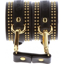 Taboom Vogue Studded Ankle Cuffs Set Black-Gold