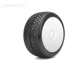 Jetko J One Ultra Soft Belted 1:8 Buggy Pre-glued White Revo Rims 2