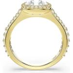 Swarovski пръстен дамски позлатен модел с циркон UNA (5762626)