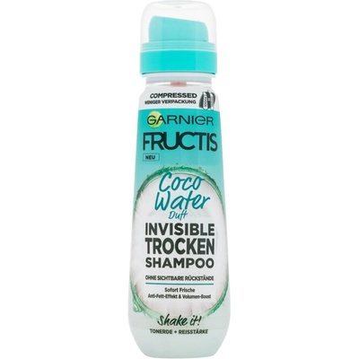 Fructis Coco Water Invisible Dry Shampoo от Garnier за Жени Сух шампоан 100мл