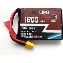 DRONE LIPO Li-pol baterie 1800mAh 4S 80C 160C