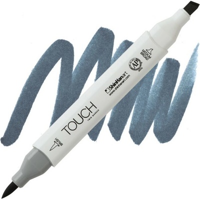 Lihová fixa TOUCH oboustranná Brush & Chisel, Blue grey 7 (BG7)