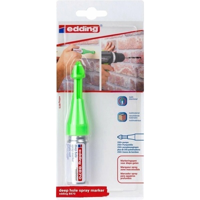 Značkovač otvorů EDDING 8870, neonově zelený, blistr