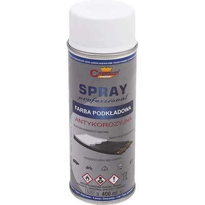 Champion Color Спрей - Грунд за Метал Шампион, Бял, 400мл RAL9009 Champion Color (36170)
