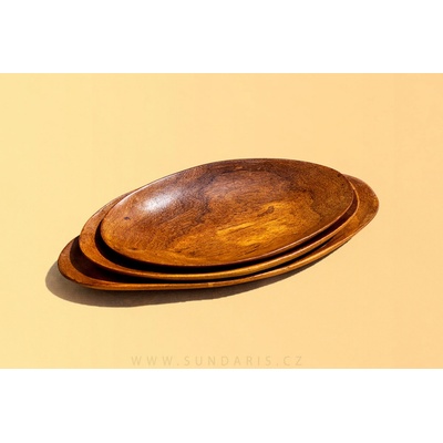 Sundaris Africký Vyřezávaný Talíř Ovál 32 cm