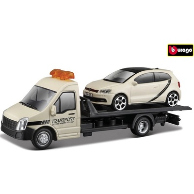 Bburago Car Hauler a VW Polo GTI 1:43