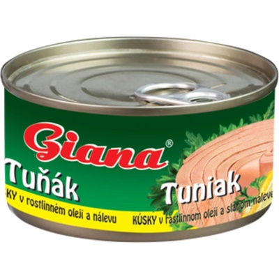 Giana Tuňák kousky v rostlinném oleji 170 g
