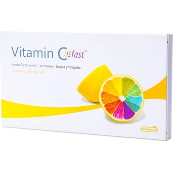 Naturpharma Vitamin C Fast, 10 ампули по 5 ml, Naturpharma