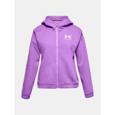 Under Armour Rival Fleece FZ Hoodie Fialová