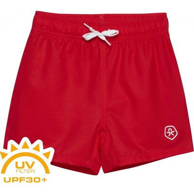 Color Kids-Swim Shorts Solid Chlapecké plavky goji berry