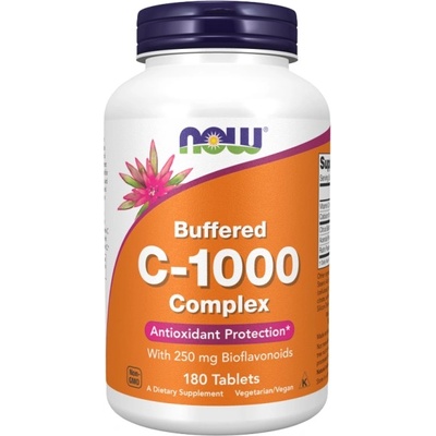 NOW Vitamin C-1000 Complex - Buffered with 250 mg Bioflavonoids [180 Таблетки]