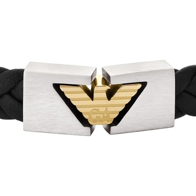 Emporio Armani Кожена гривна Emporio Armani (EGS3253040)