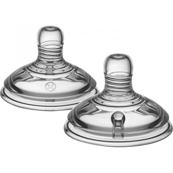 Tommee Tippee náhradní savičky C2N variabilní průtok 2 ks transparentní