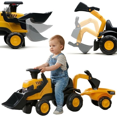 Falk Traktor JCB s valníkem a zadní lžící