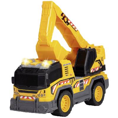 Детска играчка Dickie Toys - Багер, със звуци и светлини, 30 cm (203306026)