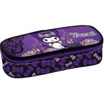 Graffiti Овален ученически несесер Graffiti Kuromi - Purple Laces, 1 цип (252343)