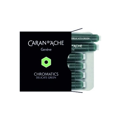 Caran D'ache Inkoustové bombičky Chromatics zelená Delicate Green 8021.221