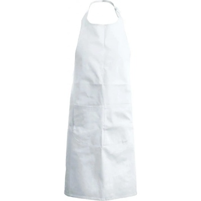 Kariban Zástěra s laclem K885 White