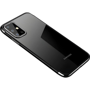 Samsung Калъф Clear Color с цветен кант за Samsung Galaxy A72 4G/Galaxy A72 5G - Черен KP10810