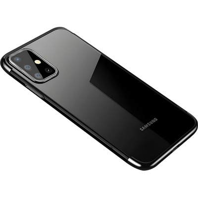 Samsung Калъф Clear Color с цветен кант за Samsung Galaxy A72 4G/Galaxy A72 5G - Черен KP10810
