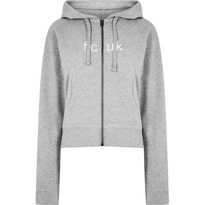 FCUK Суичър FCUK Women's Zip Hoodie - Grey