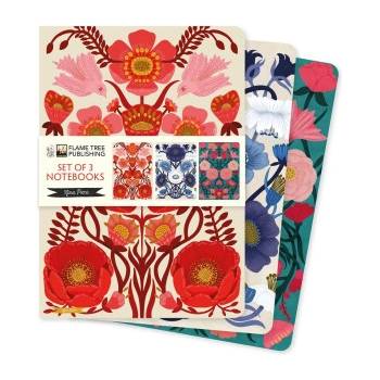 Nina Pace Set of 3 Standard Notebooks | Flame Tree Publishing