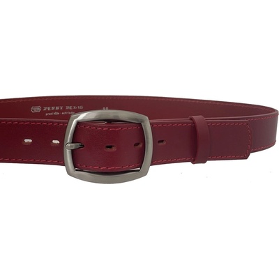 Penny Belts dámský kožený opasek 47-1-93 červený