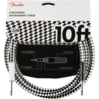Image 1 of Fender Professional 3m. cable Checkerboard